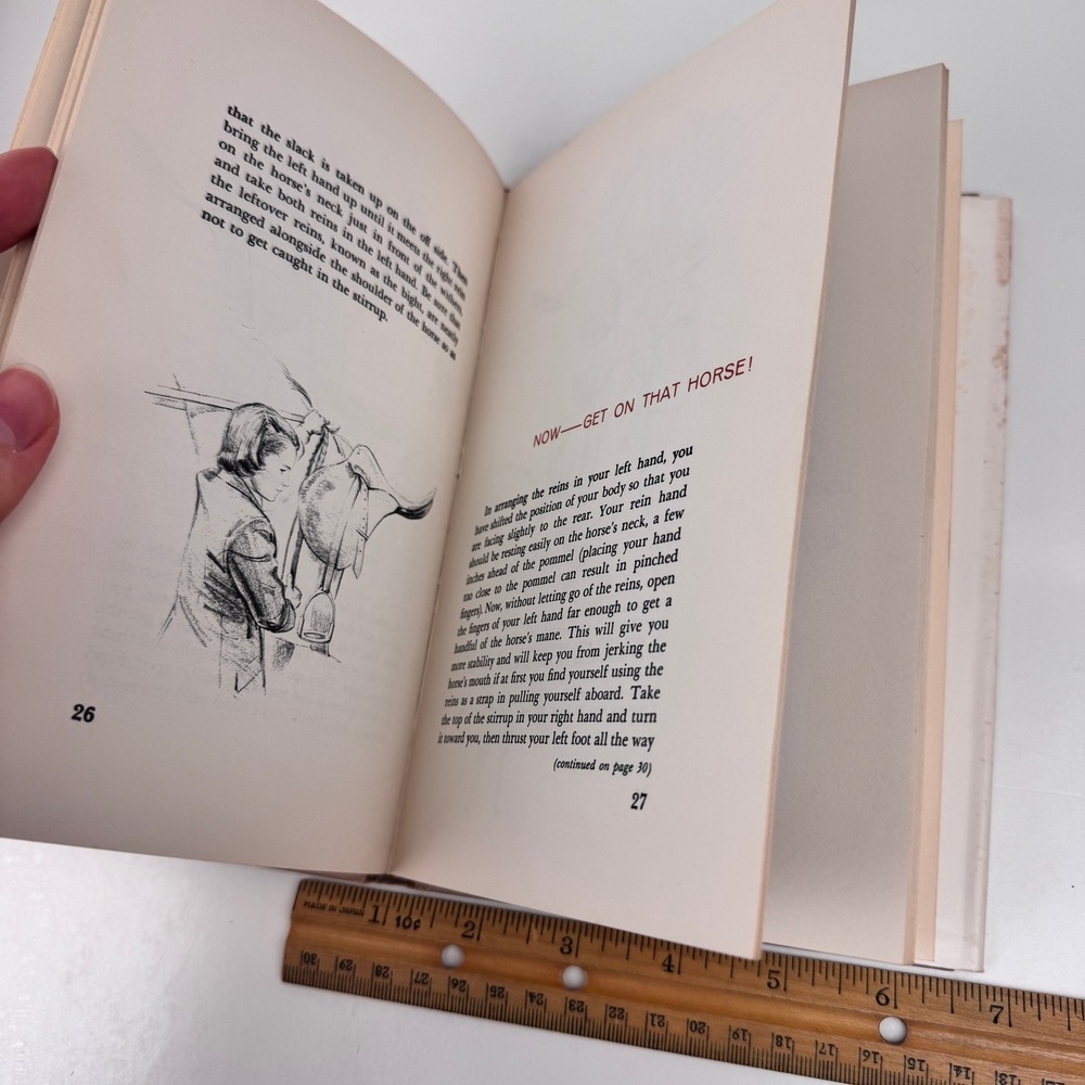 Vtg 1960 4th Print Sports Illustrated Book of Horseback Riding Hardcover READ - Picture 10 of 11